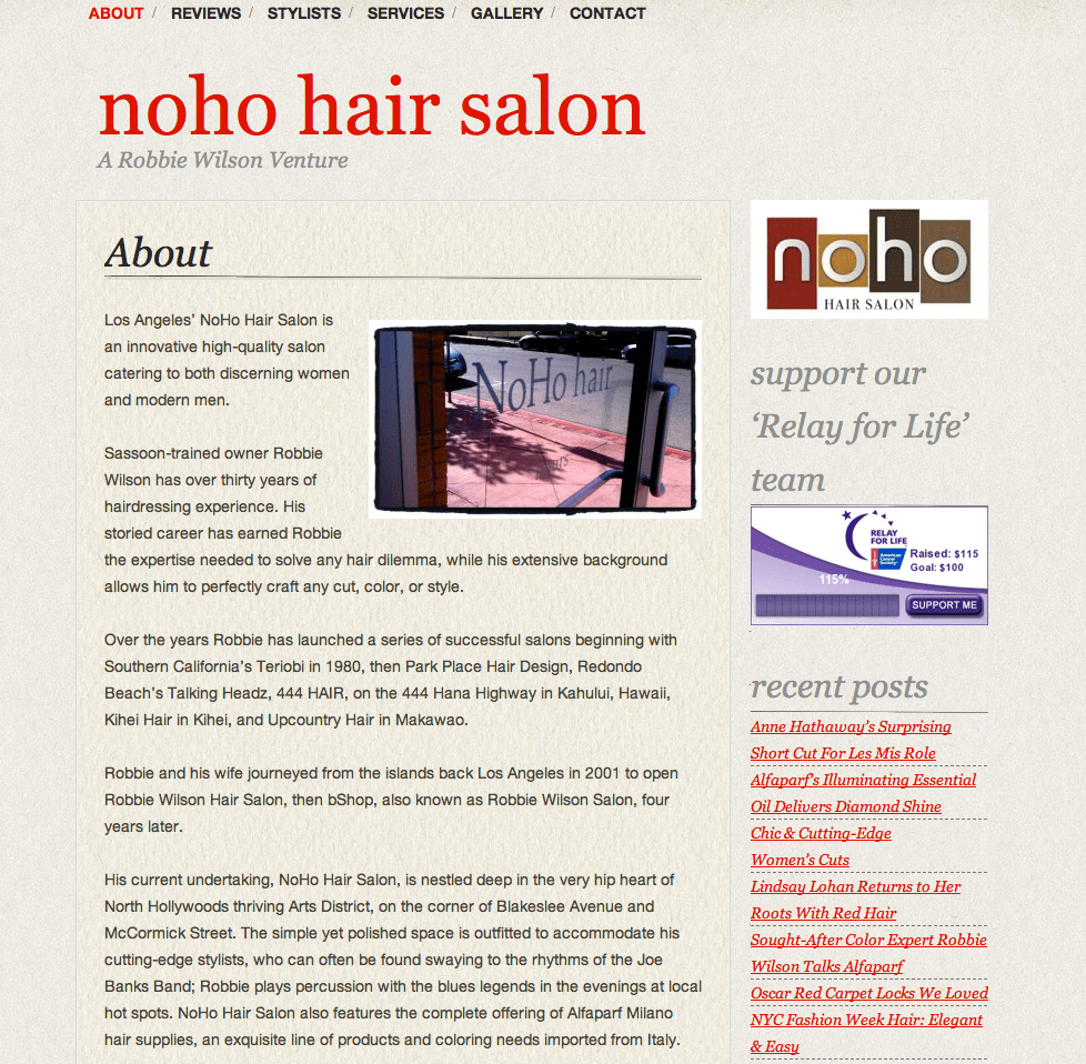About NoHo Hair Salon by Casandra Armour