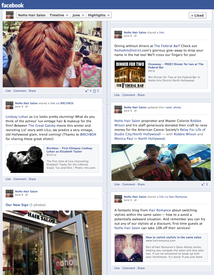 NoHo Hair Salon Facebook II by Casandra Armour