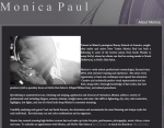 Monica Paul Bio by Casandra Armour