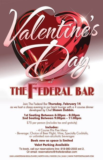 Vday The Federal Bar